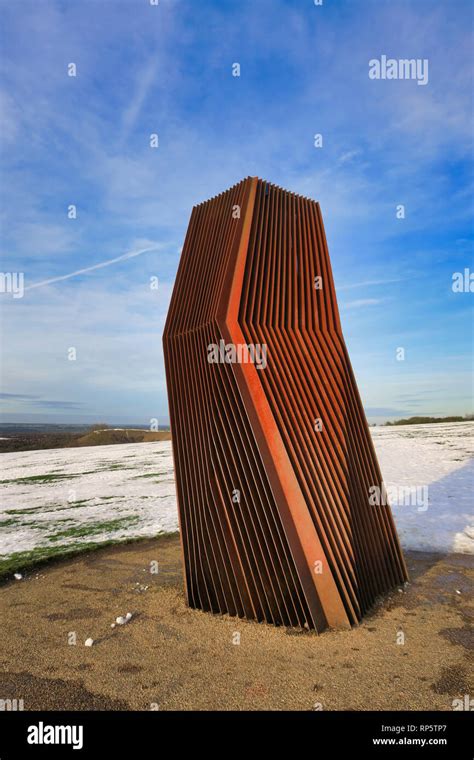 Corten Steel Weathering Steel Abstract Metal Monolith Sculpture on ...