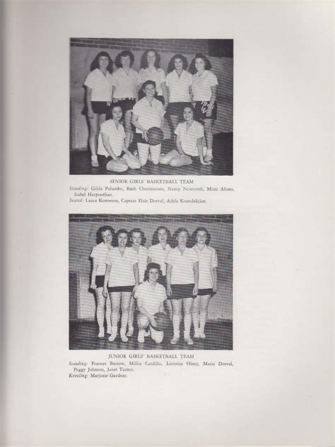 Commencement Mirror 1945 Yearbook Waltham High School Waltham Massachusetts MA