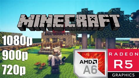 Minecraft - A6 9500 | R5 Graphics | - YouTube