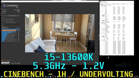 13600K: 5.3GHz - 1.2V - Cinebench R23 / 1Hour + Bios - YouTube