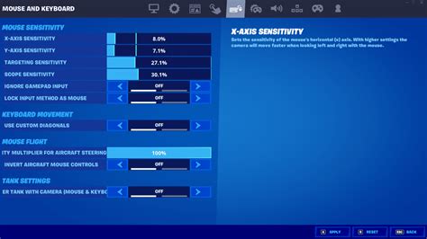 Best Keyboard and Mouse Settings in Fortnite - Videogamer