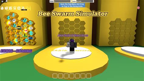 Playing Bee Swarm Simulator. - YouTube