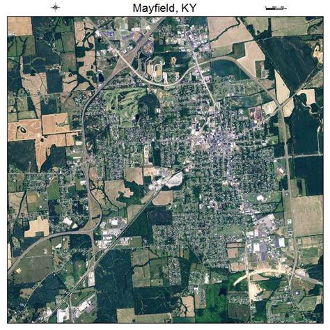 Aerial Photography Map of Mayfield, KY Kentucky