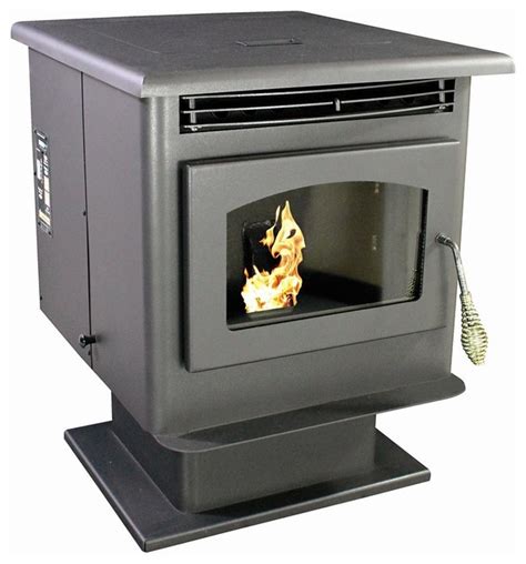 Small Pellet Stove - Contemporary - Indoor Fireplaces - by ShopLadder