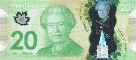 Canadian 20 Dollar Bill