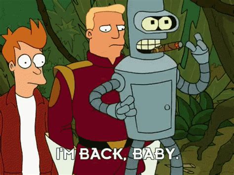 Futurama Bender GIF - Futurama Bender Back - Discover & Share GIFs