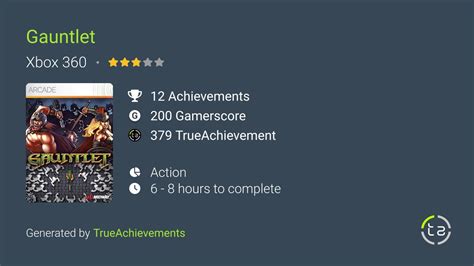 Gauntlet Achievements | TrueAchievements