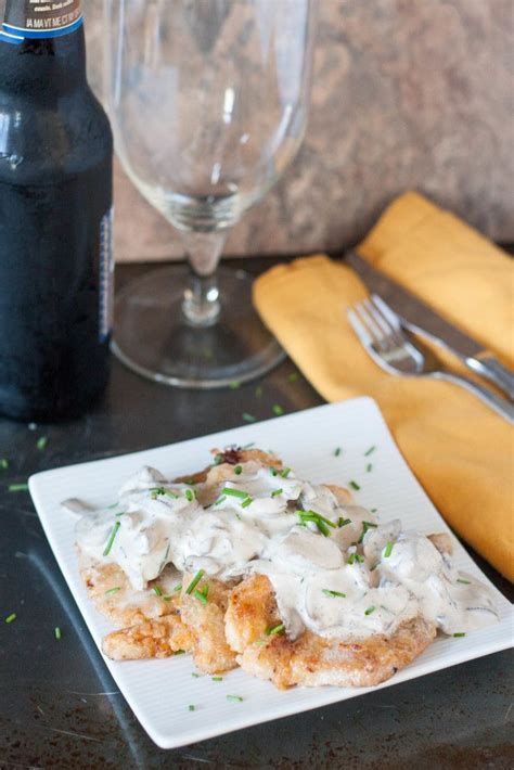 Rahmschnitzel - German Schnitzel with Mushroom Cream Sauce - Goodie Godmother - A Recipe and ...