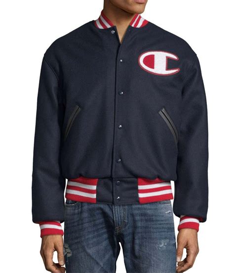 Bomber Wool Champion Varsity Jacket - Jackets Masters