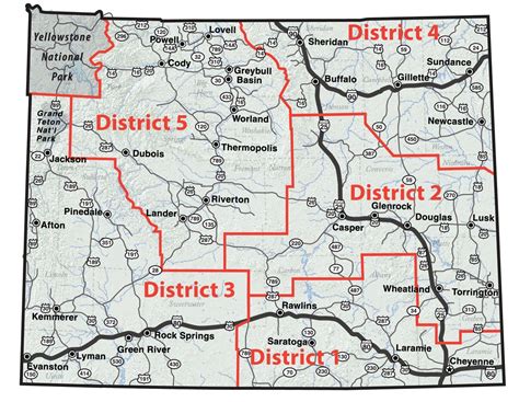 Printable Road Map Of Wyoming - Free Printable Maps