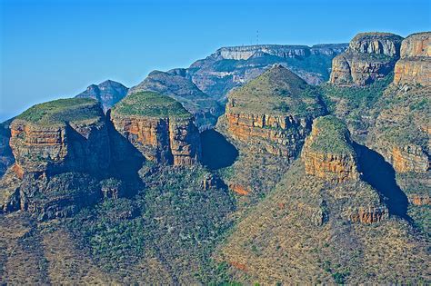 The Three Rondavels in Blyde Canyon Nature Reserve along Mpumalanga ...