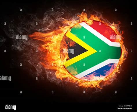 South africa burning fire flag hi-res stock photography and images - Alamy