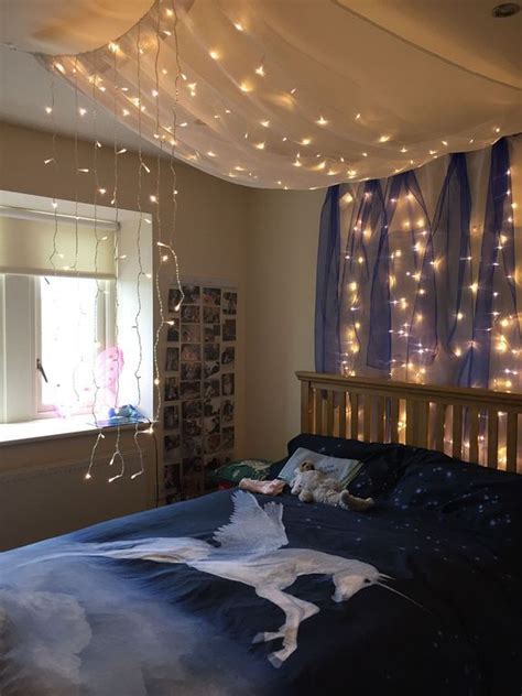 20+ Beautiful Fairy Lighting Ideas For Kids Room Decor #tentbedteen | Bedroom lighting diy, Kid ...