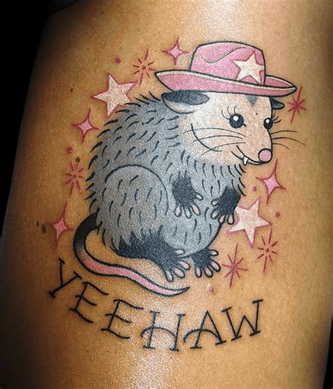 Possum Tattoo Design Images (Possum Ink Design Ideas) | Funny tattoos ...