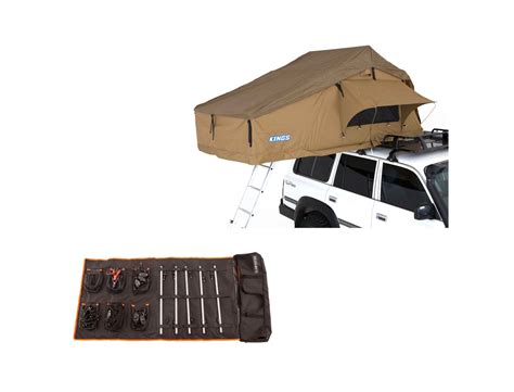 Kings Roof Top Tent + 5 Bar Camp Light Kit - 4WD Supacentre