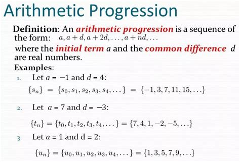 Arithmetic Progression Examples With Solutions - MarleyknoeBryant