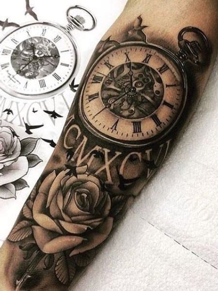 Clock Face With Roman Numerals Clock Tattoo Design Clock Clock | Porn ...