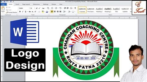 How to make a Education logo Design in Microsoft word | Education logo ...