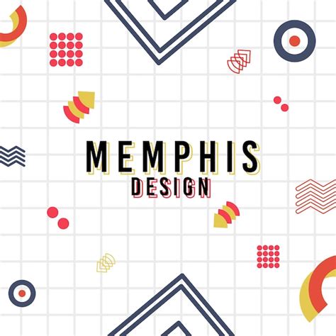 Premium Vector | Memphis design