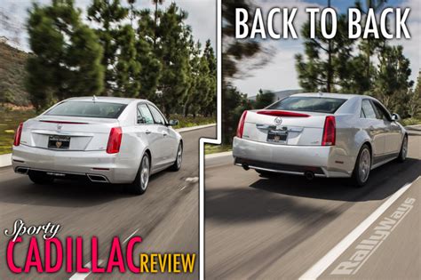 Sporty Cadillac Review Back to Back - CTS-V and CTS Vsport Twin Turbo