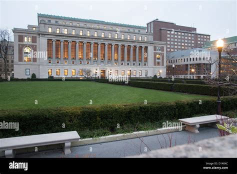 Columbus University Butler Library Manhattan New York USA Stock Photo ...