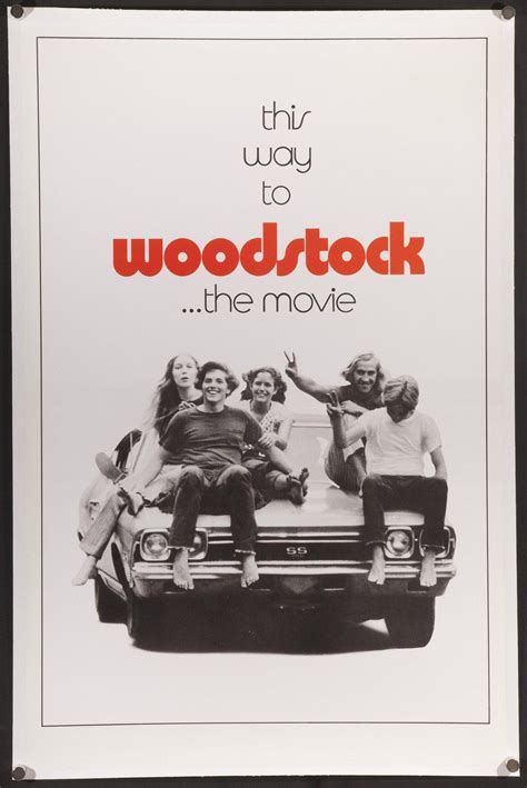 Woodstock Vintage Movie Poster