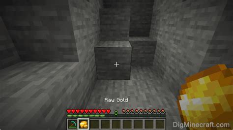 How to make Raw Gold in Minecraft