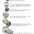 Weight and Silver Content of common US coins. 300 DPI Printable Chart. : preppers