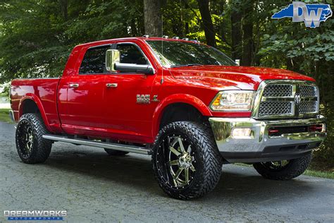 Red Dodge Ram 2500 — Dreamworks Motorsports