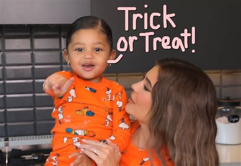 Kylie Jenner & Stormi Let Their Halloween Costumes Slip In ADORABLE ...