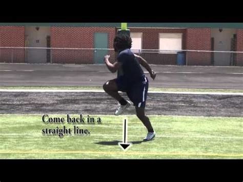 Advanced Cornerback Drills | Football training drills, Football coach, Football training