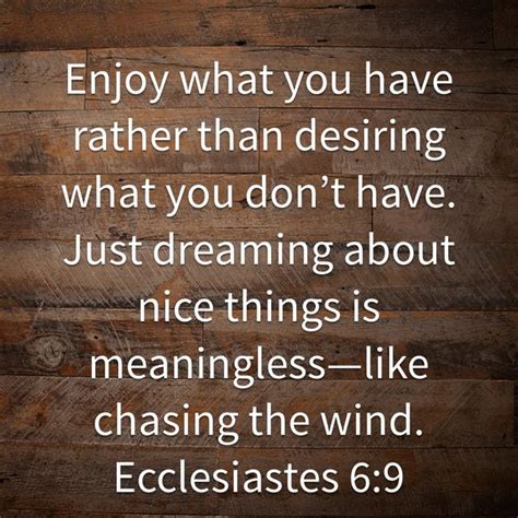 Ecclesiastes 6:9 | Ecclesiastes, Bible study verses