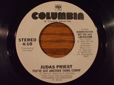 Judas Priest – You've Got Another Thing Comin' (1982, Vinyl) - Discogs