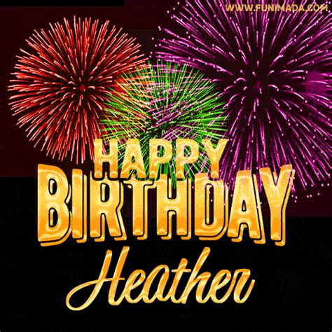 Happy Birthday Heather GIFs - Download on Funimada.com