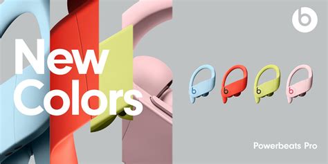 Powerbeats Pro Debut in Four New Colors: Spring Yellow, Cloud Pink ...