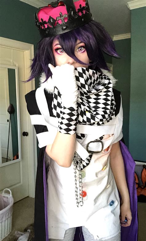 My hand-sewn Kokichi Ouma cosplay!! 👑 : r/danganronpa