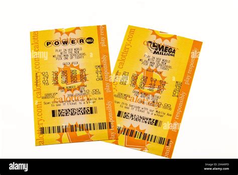 Powerball and Mega Millions lottery tickets purchase in California ...