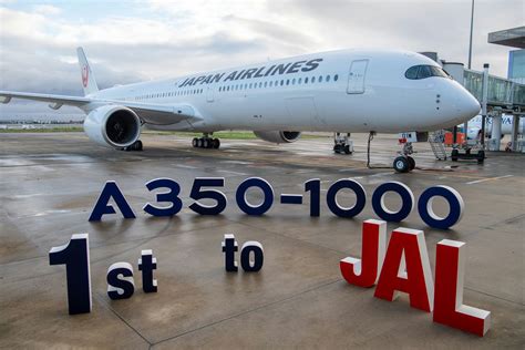 Japan Airlines Receives First Airbus A350-1000 for International Routes ...