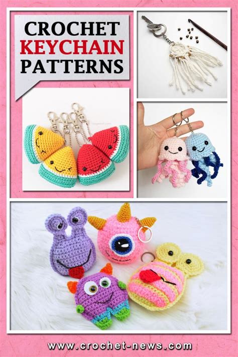 27 Crochet Keychain Patterns - Crochet News