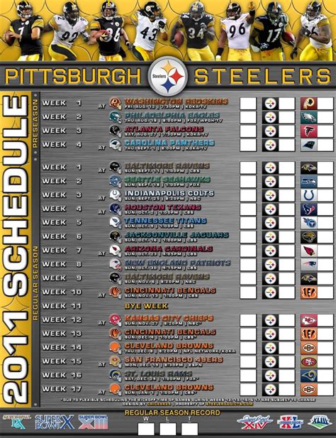 Steelers Schedule | U.S. News in Photos | ImageSerenity.com | Steelers ...