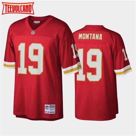 Kansas City Chiefs Joe Montana Red 1994 Throwback Throwback Jersey