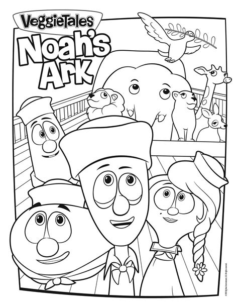 ️Noah's Ark Coloring Page Free Free Download| Gambr.co