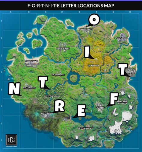 Fortnite Letters Locations Guide (Chapter 2 - Season 1) - Pro Game Guides