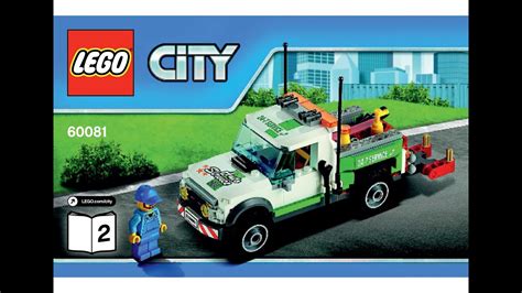 LEGO 60081 Pickup Tow Truck Instructions LEGO CITY 2015 Traffic - YouTube
