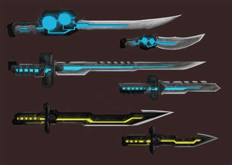 ArtStation - Energy Swords 2D Concept Art, Rémi SutraLanut