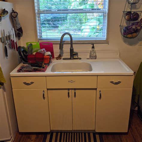 Our kitchen sink. Our kitchen isn't done yet, we can't figure out how to finish it. But we do ...