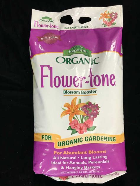 Espoma Organic Flower-Tone 18lb - Chuck Hafner's Farmers Market ...