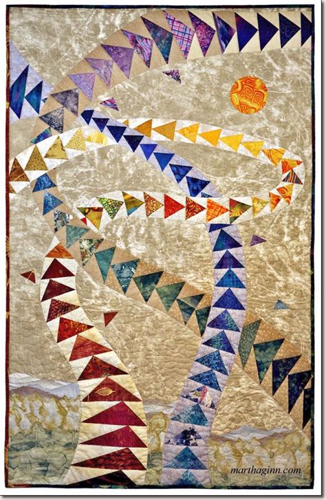 Martha Ginn, Pathways | Flying geese quilt, Art quilts, Modern quilts