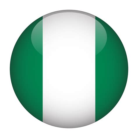 Nigeria 3d Rounded Flag PNGs for Free Download