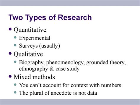 Types Of Research Methodology Ppt - Design Talk